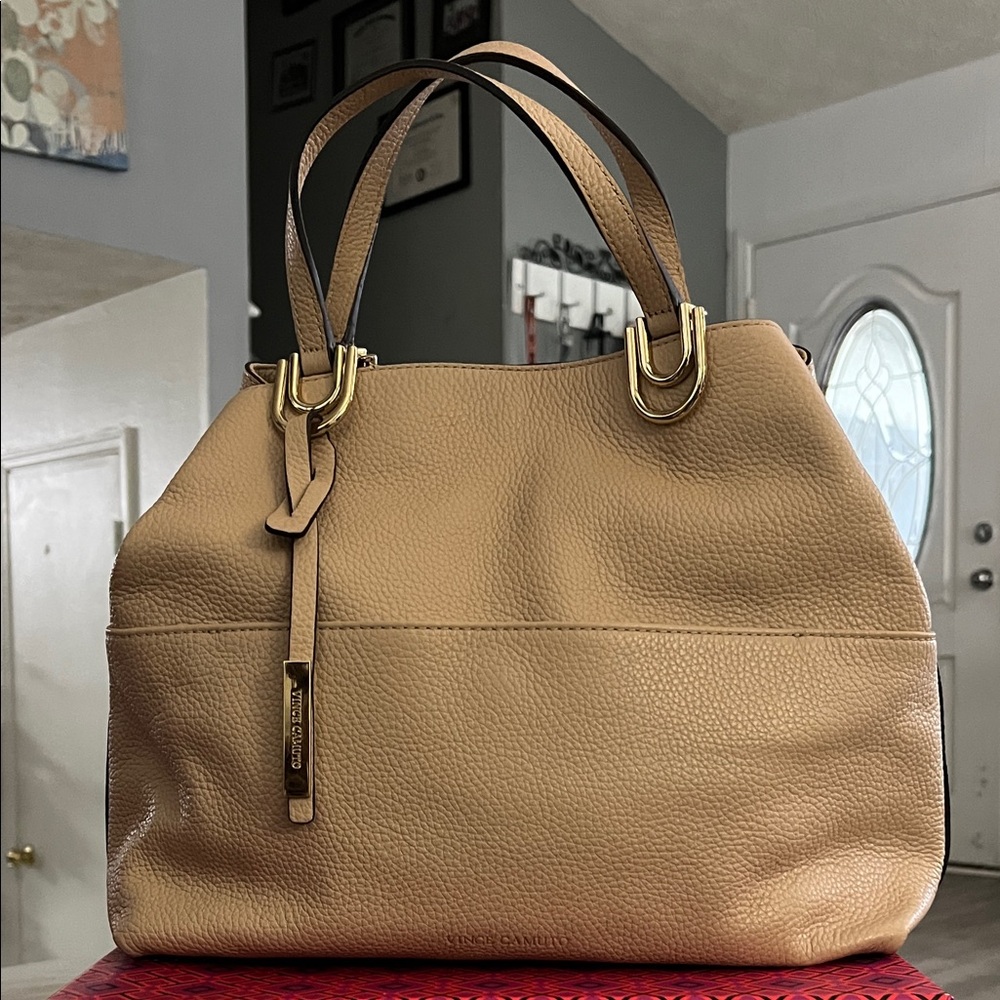 Vince Camuto Satchel Leather Bag